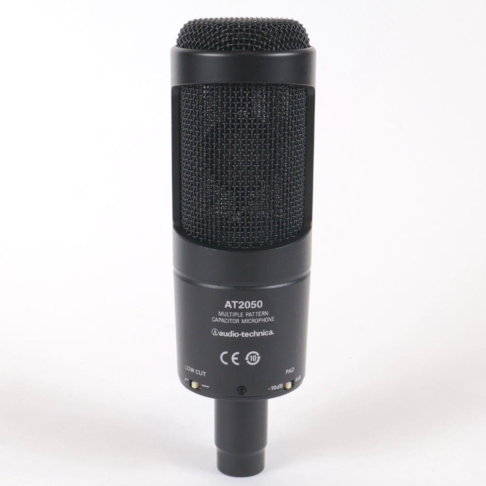 【中古】オーディオテクニカ コンデンサーマイク AUDIO-TECHNICA AT2050 オーテク マイクロフォン 背面