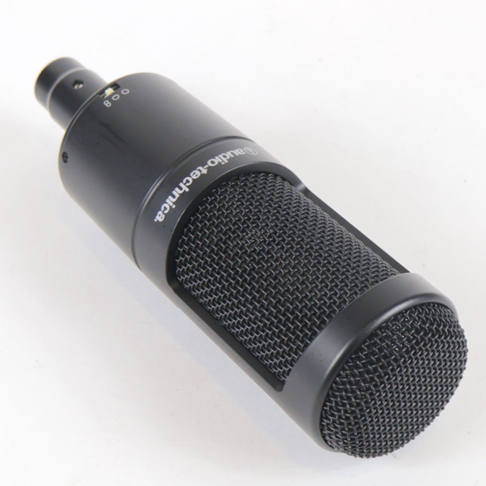 【中古】オーディオテクニカ コンデンサーマイク AUDIO-TECHNICA AT2050 オーテク マイクロフォン グリル側