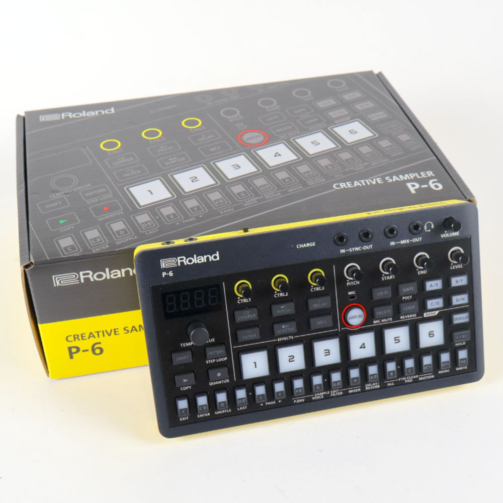 【中古】 サンプラー ローランド ROLAND P-6 CREATIVE SAMPLER AIRA COMPACT アイラコンパクト クリエイティブサンプラー P6