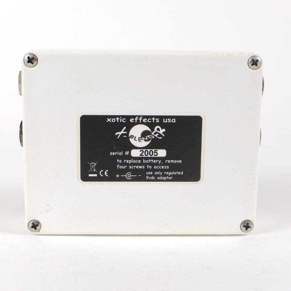 【中古】 エフェクトループ Xotic Guitars X-BLENDER 裏面