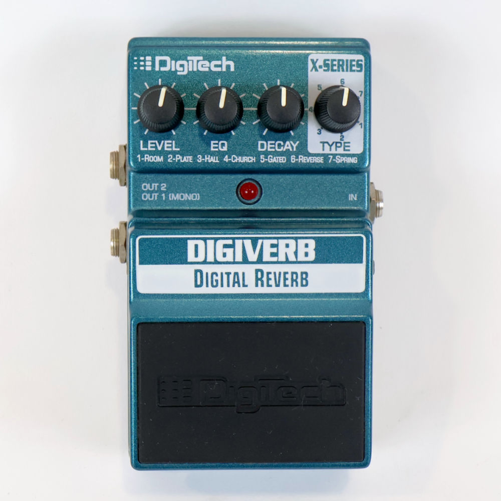 【中古】 リバーブ エフェクター DigiTech DIGIVERB DIGITAL REVERB デジテック ギターエフェクター 正面