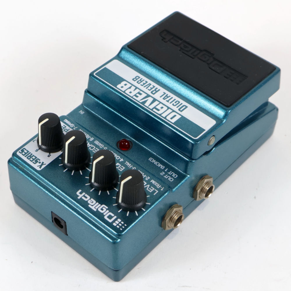 【中古】 リバーブ エフェクター DigiTech DIGIVERB DIGITAL REVERB デジテック ギターエフェクター 左サイド