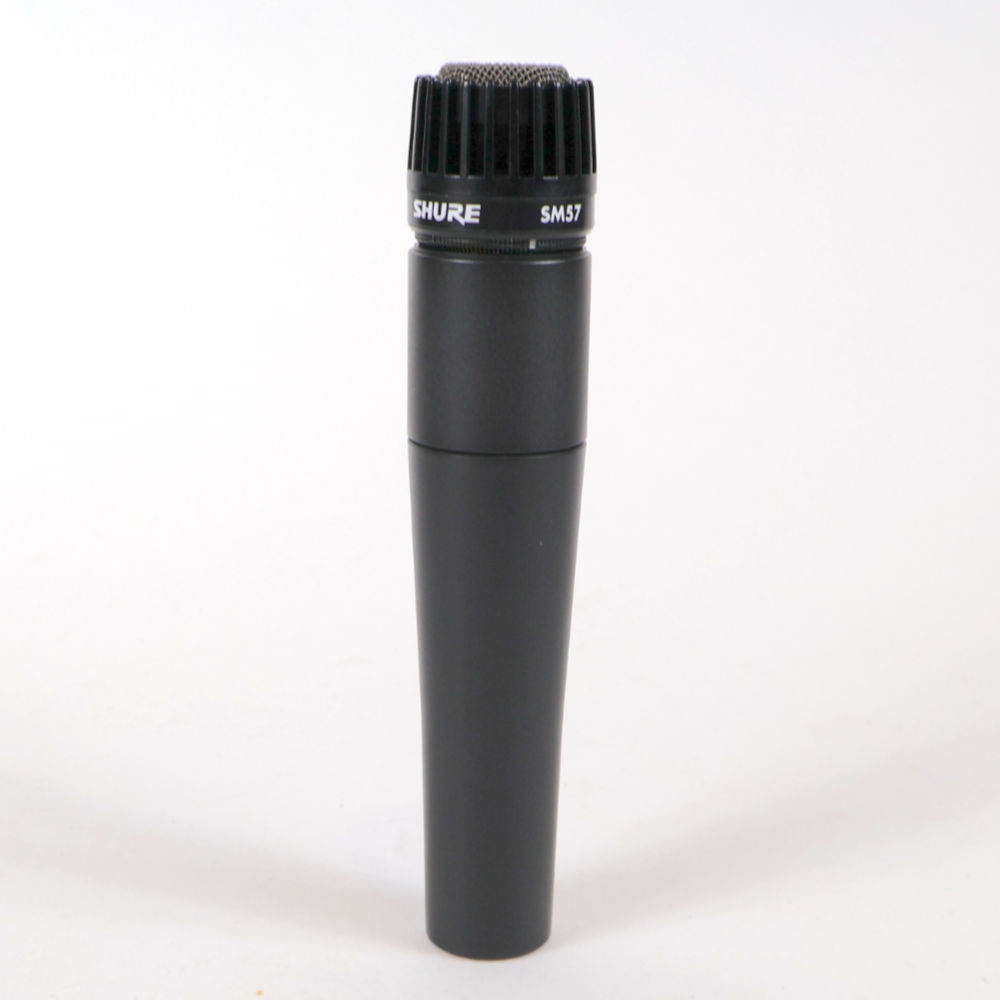 【中古】 マイク ダイナミックマイク 楽器用 SHURE SM57 シュアー 57 ゴーナナ シュア 正面