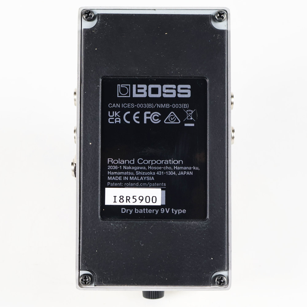 【中古】 ディレイ エフェクター BOSS DD-8 Digtal Delay ギターエフェクター 本体画像 裏 