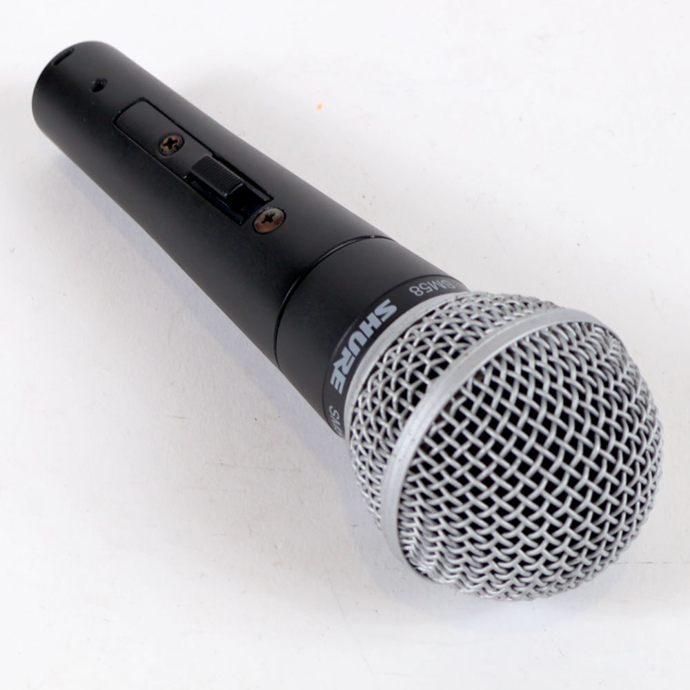 【中古】 マイク ダイナミックマイク SHURE SM58SE スイッチ付き  シュアー 58 ゴッパ シュア グリル側