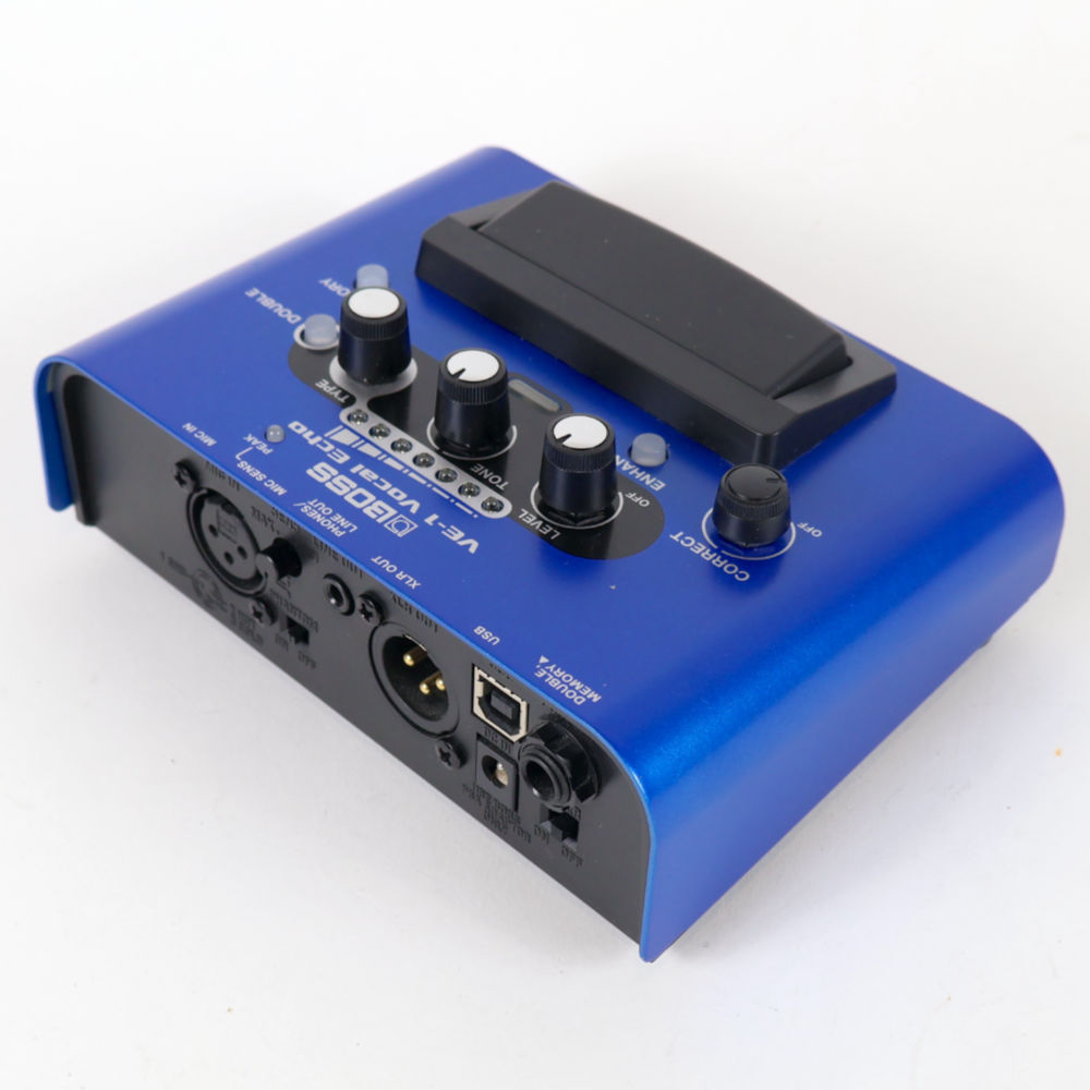 【中古】 BOSS VE-1 Vocal Echo ボーカル用ハーモニーエフェクター 左サイド