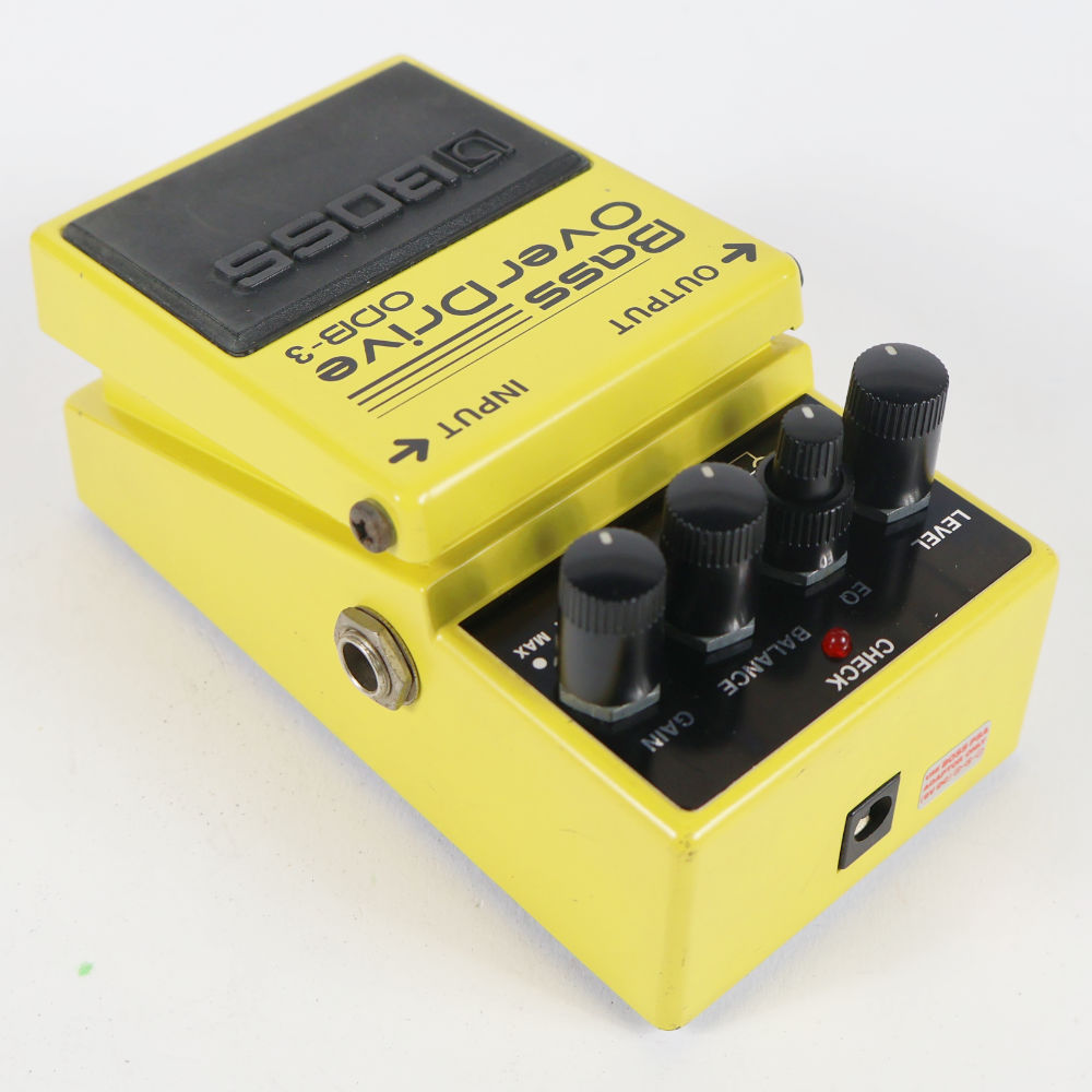 【中古】 ベースオーバードライブ エフェクター BOSS ODB-3 Bass OverDrive ベースエフェクター 本体画像 斜め 2