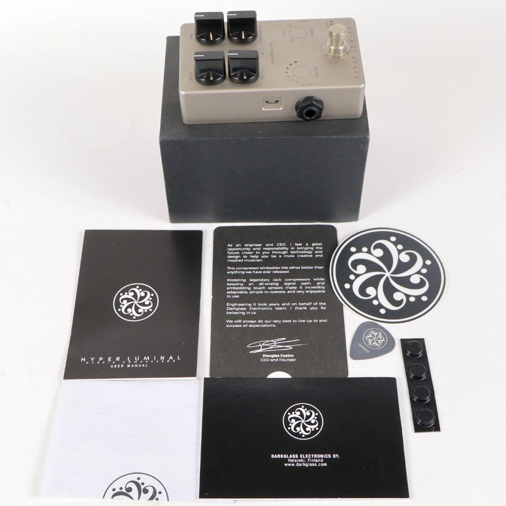 【中古】 Darkglass Electronics HYPER LUMINAL Hybrid Compressor コンプレッサー エフェクター 付属品