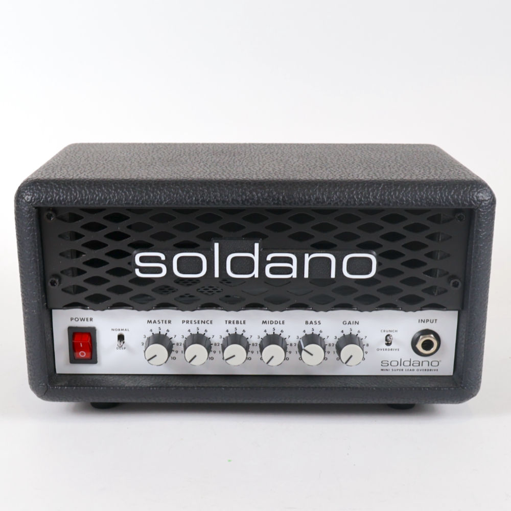 【中古】 Soldano SLO Mini Solid State Guitar Amp 30W 小型ギターアンプ ヘッド 正面