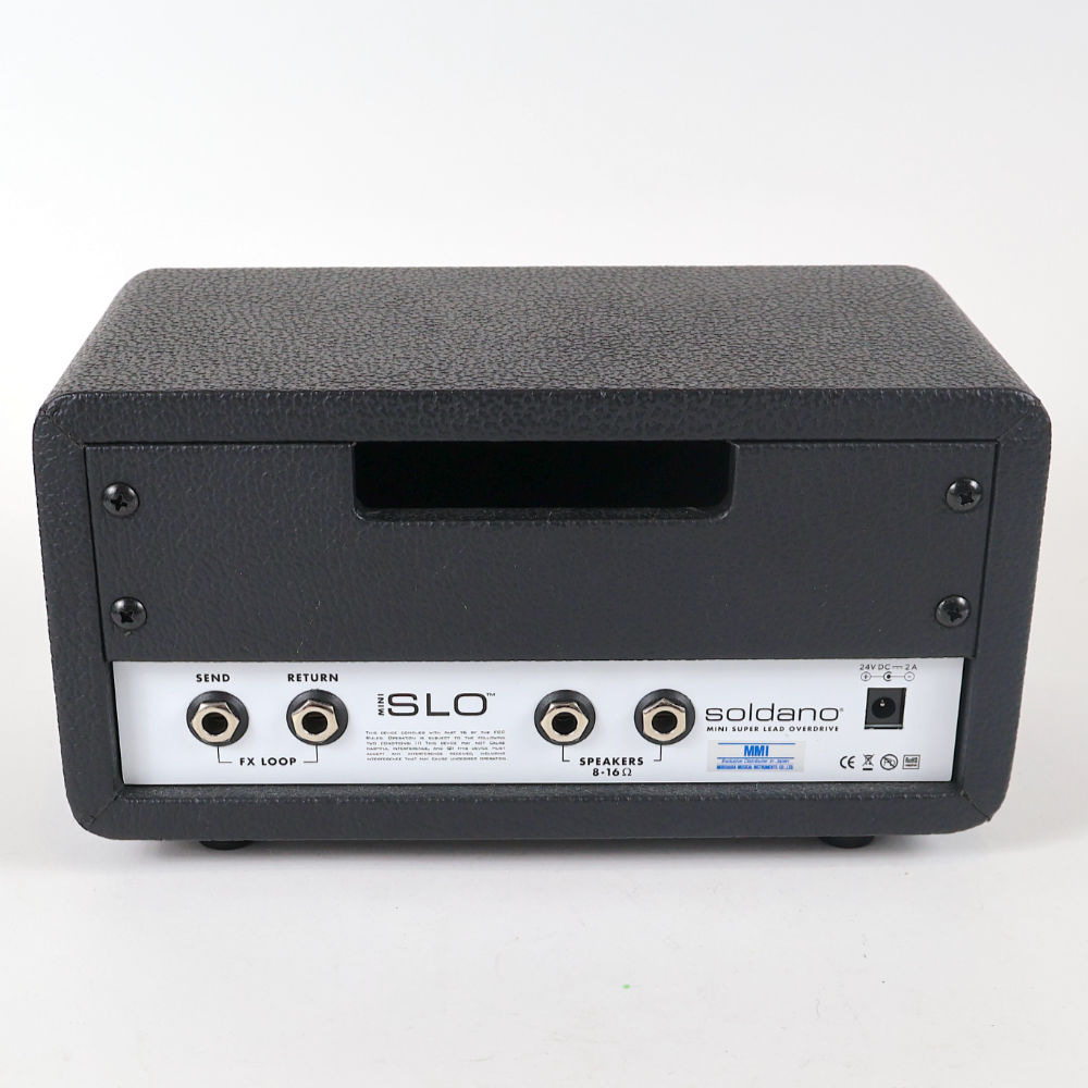 【中古】 Soldano SLO Mini Solid State Guitar Amp 30W 小型ギターアンプ ヘッド 裏面