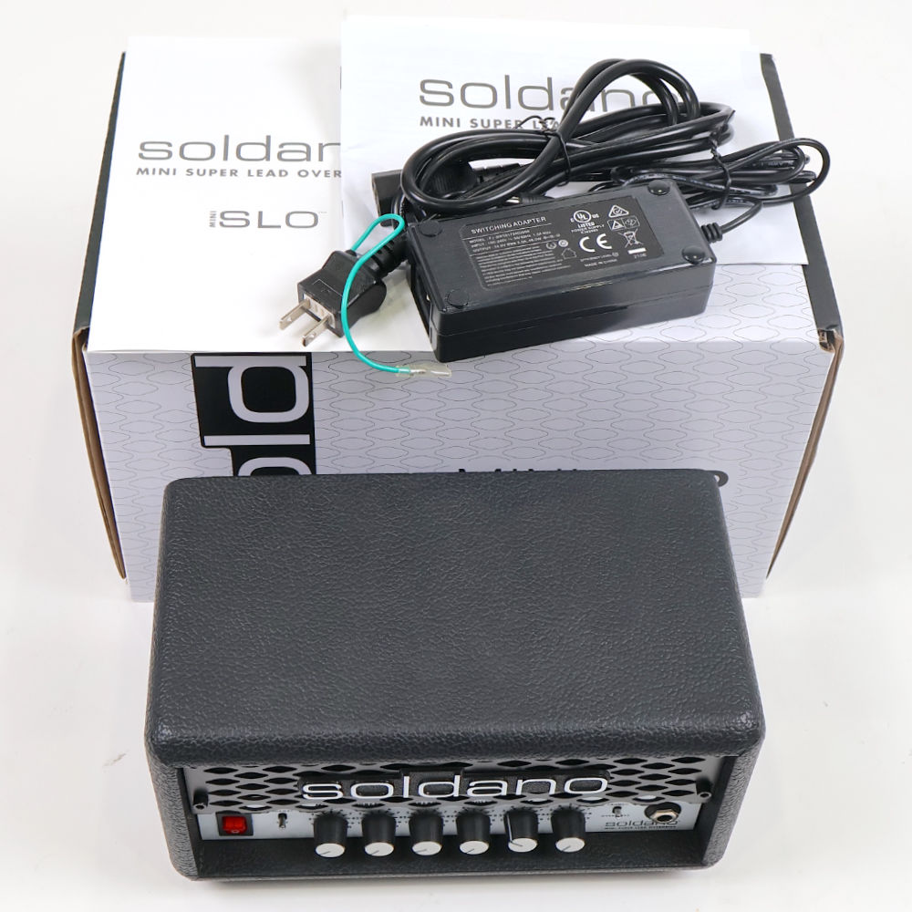 【中古】 Soldano SLO Mini Solid State Guitar Amp 30W 小型ギターアンプ ヘッド 付属品