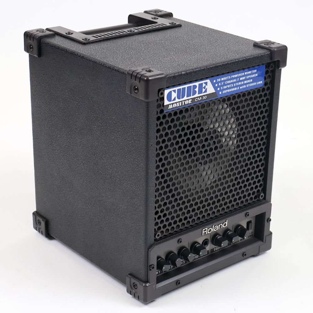 【中古】モニタースピーカー ROLAND CM-30 ポータブルミキシングモニター 左サイド
