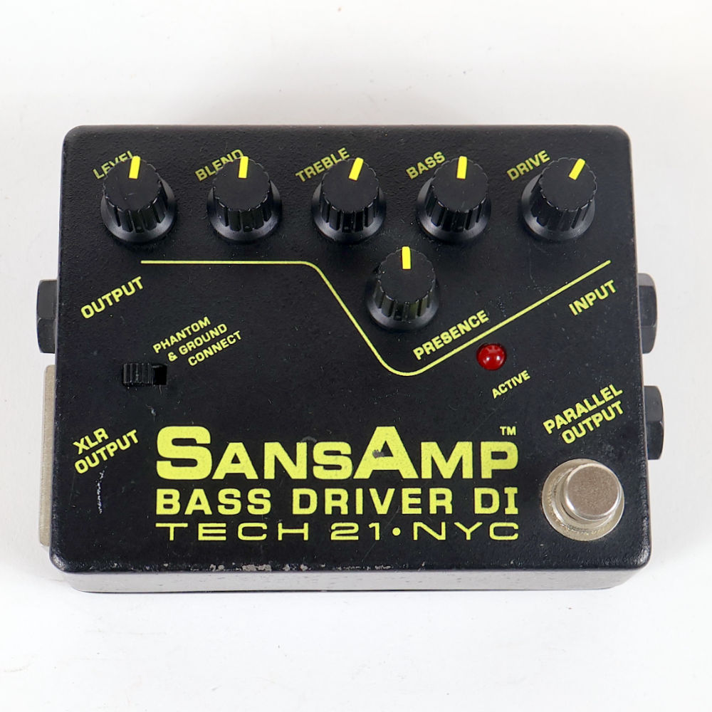 【中古】サンズアンプ ベースドライバーDI TECH21 SansAmp BASS DRIVER DI 旧仕様 前期型 ベース用DI プリアンプ