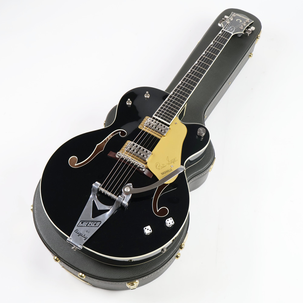 GRETSCH グレッチ G6120-BSNV BK Brian Setzer Signature Nashville with Bigsby Black ブライアン セッツァー シグネチャー エレキギター
