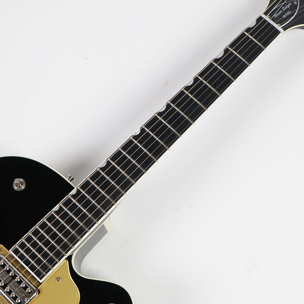 GRETSCH グレッチ G6120-BSNV BK Brian Setzer Signature Nashville with Bigsby Black ブライアン セッツァー シグネチャー エレキギター 指板