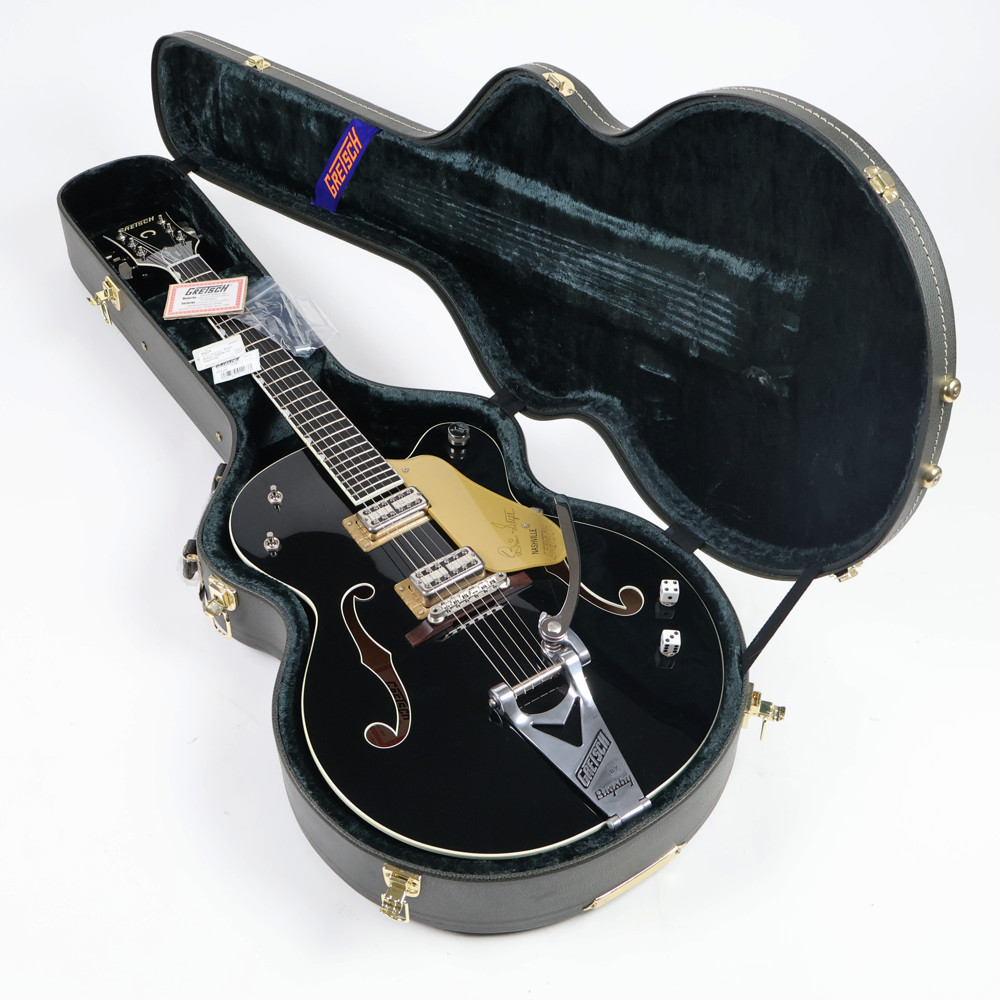 GRETSCH グレッチ G6120-BSNV BK Brian Setzer Signature Nashville with Bigsby Black ブライアン セッツァー シグネチャー エレキギター ケース