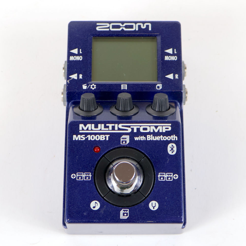 【中古】 マルチエフェクター ZOOM MultiStomp MS-100BT ズーム ギターエフェクター