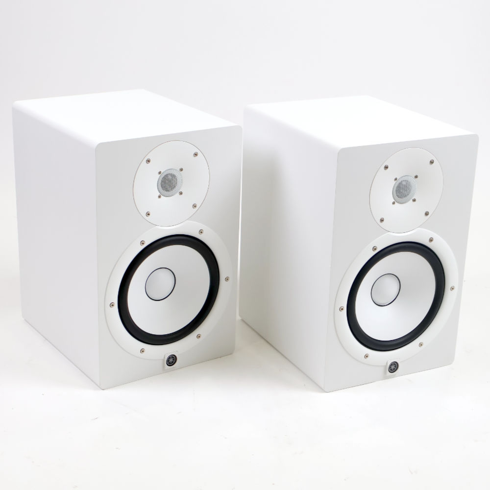 【中古】 ヤマハ YAMAHA HS8W ペア パワードスタジオモニタースピーカー 左サイド