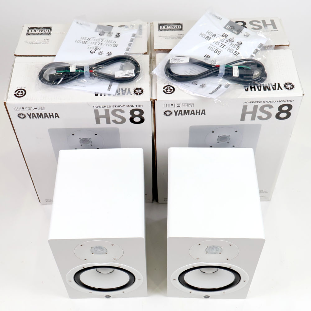 【中古】 ヤマハ YAMAHA HS8W ペア パワードスタジオモニタースピーカー 付属品