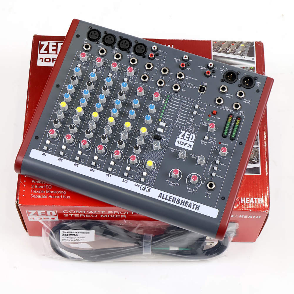 【中古】 ALLEN&HEATH ZED-10FX ミキサー (ZED10FX/X)