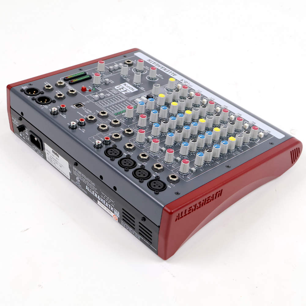 【中古】 ALLEN&HEATH ZED-10FX ミキサー (ZED10FX/X) 左サイド