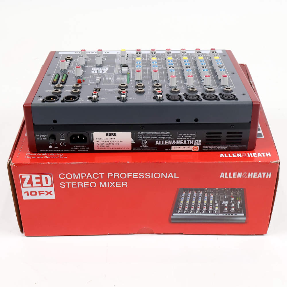 【中古】 ALLEN&HEATH ZED-10FX ミキサー (ZED10FX/X) 背面