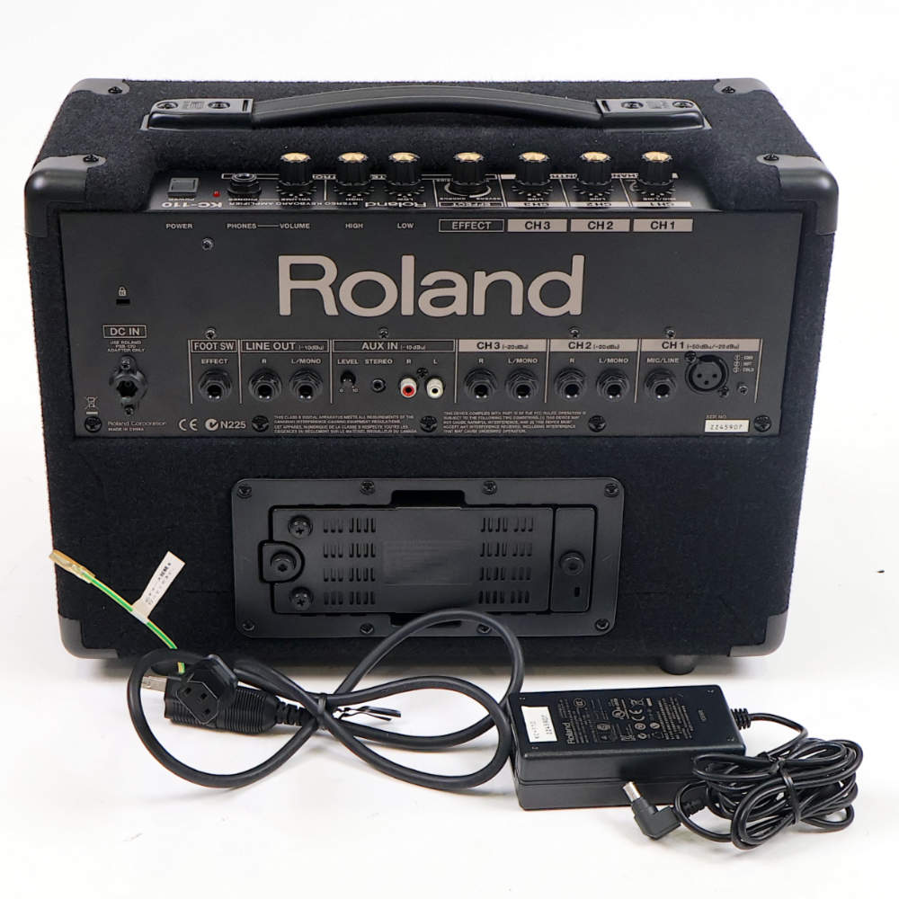 【中古】 キーボードアンプ Roland KC-110 裏面