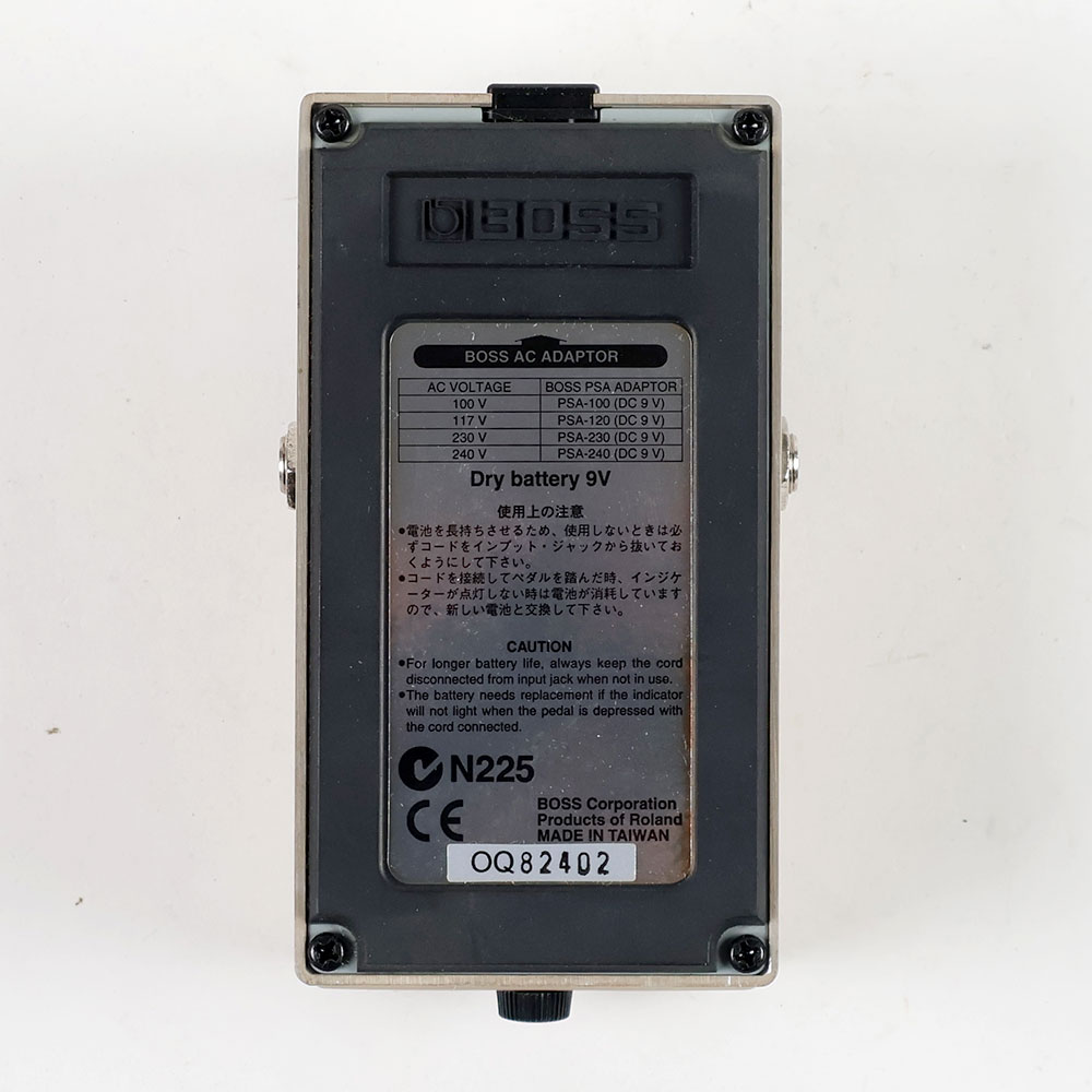 【中古】イコライザー エフェクター BOSS GE-7 Equalizer ギターエフェクター 裏面