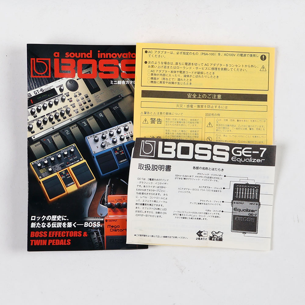 【中古】イコライザー エフェクター BOSS GE-7 Equalizer ギターエフェクター 付属品