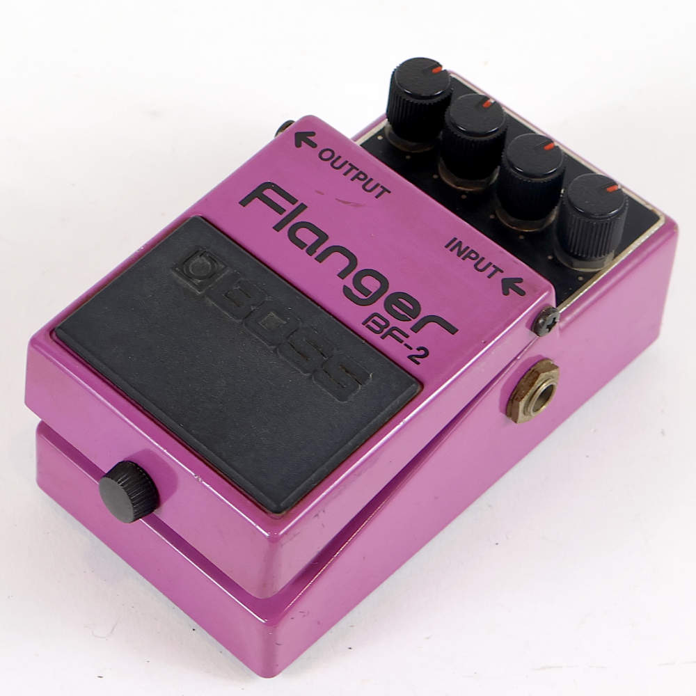 【中古】 フランジャー BOSS BF-2 Flanger Made in Japan ボス ギターエフェクター 右サイド
