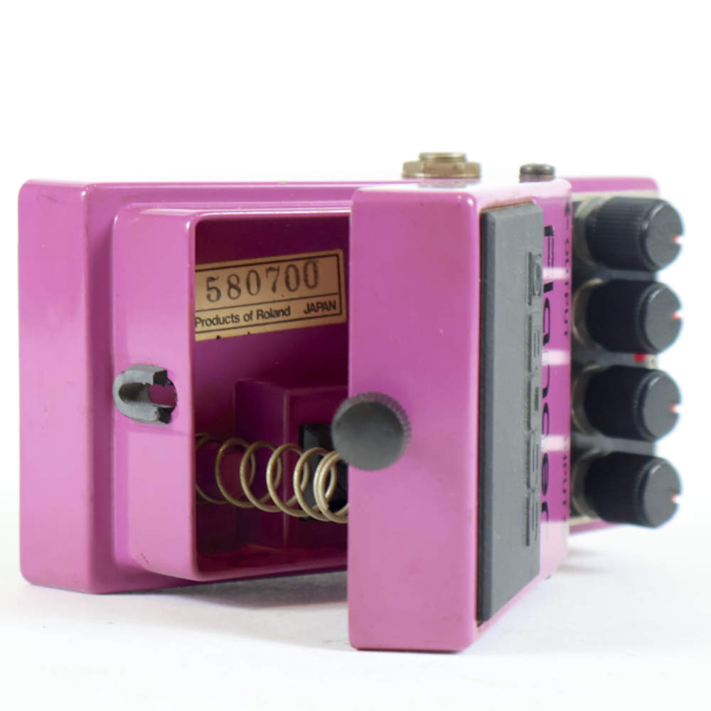 【中古】 フランジャー BOSS BF-2 Flanger Made in Japan ボス ギターエフェクター シリアル、ゴムブッシュ劣化