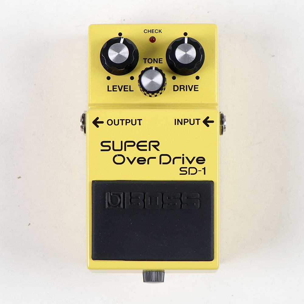 【中古】 スーパーオーバードライブ エフェクター BOSS SD-1 Super Over Drive ギターエフェクター 正面