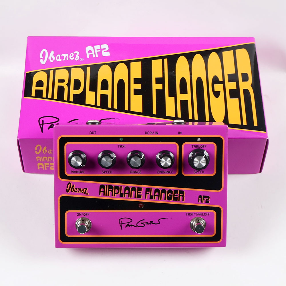 【中古】 フランジャー エフェクター IBANEZ AF2 Paul Gilbert Signature Airplane Flanger Guitar Effects Pedal