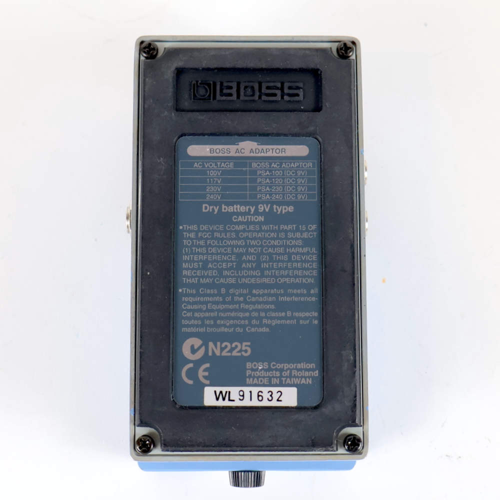 【中古】スーパーコーラス エフェクター BOSS CH-1 Super Chorus ギターエフェクター コーラス 背面