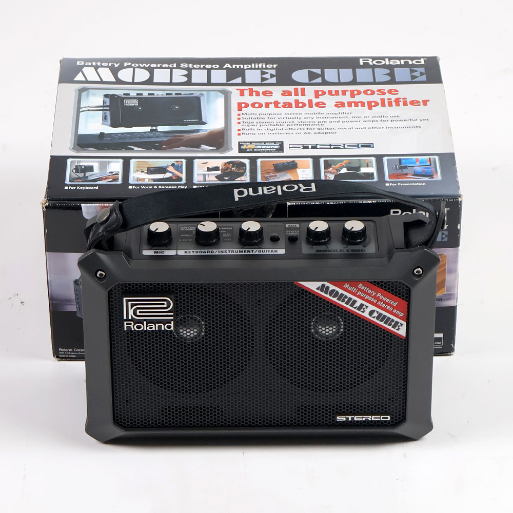 【中古】 ポータブルアンプ ROLAND ローランド MOBILE CUBE モバイルキューブ