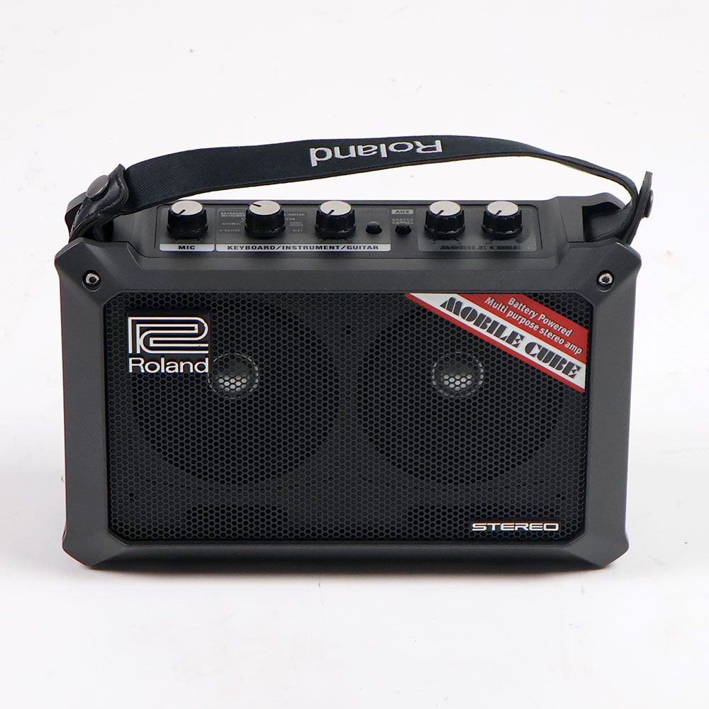【中古】 ポータブルアンプ ROLAND ローランド MOBILE CUBE モバイルキューブ 正面
