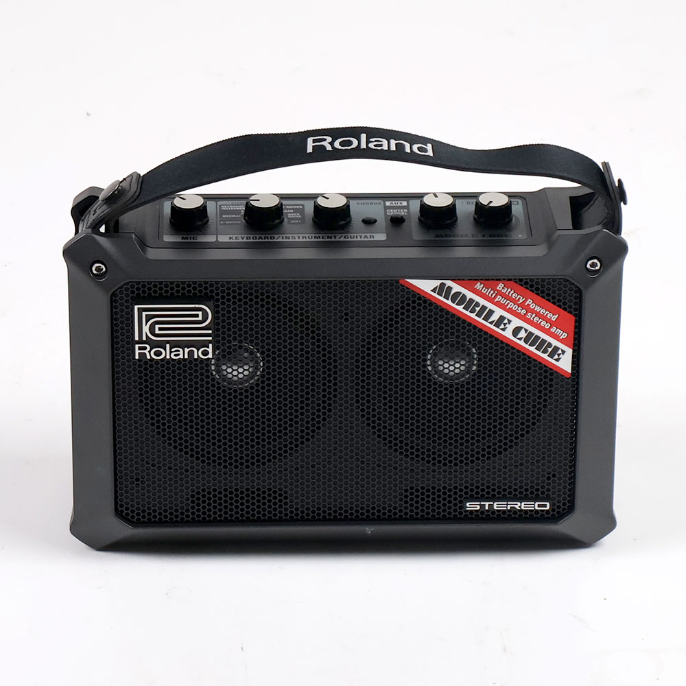【中古】 ポータブルアンプ ROLAND ローランド MOBILE CUBE モバイルキューブ 正面