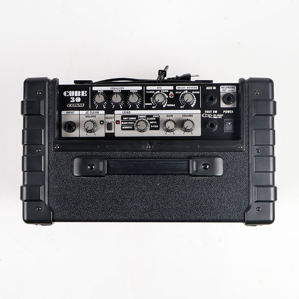 【中古】 ギターアンプ Roland CUBE 30 コントロールパネル