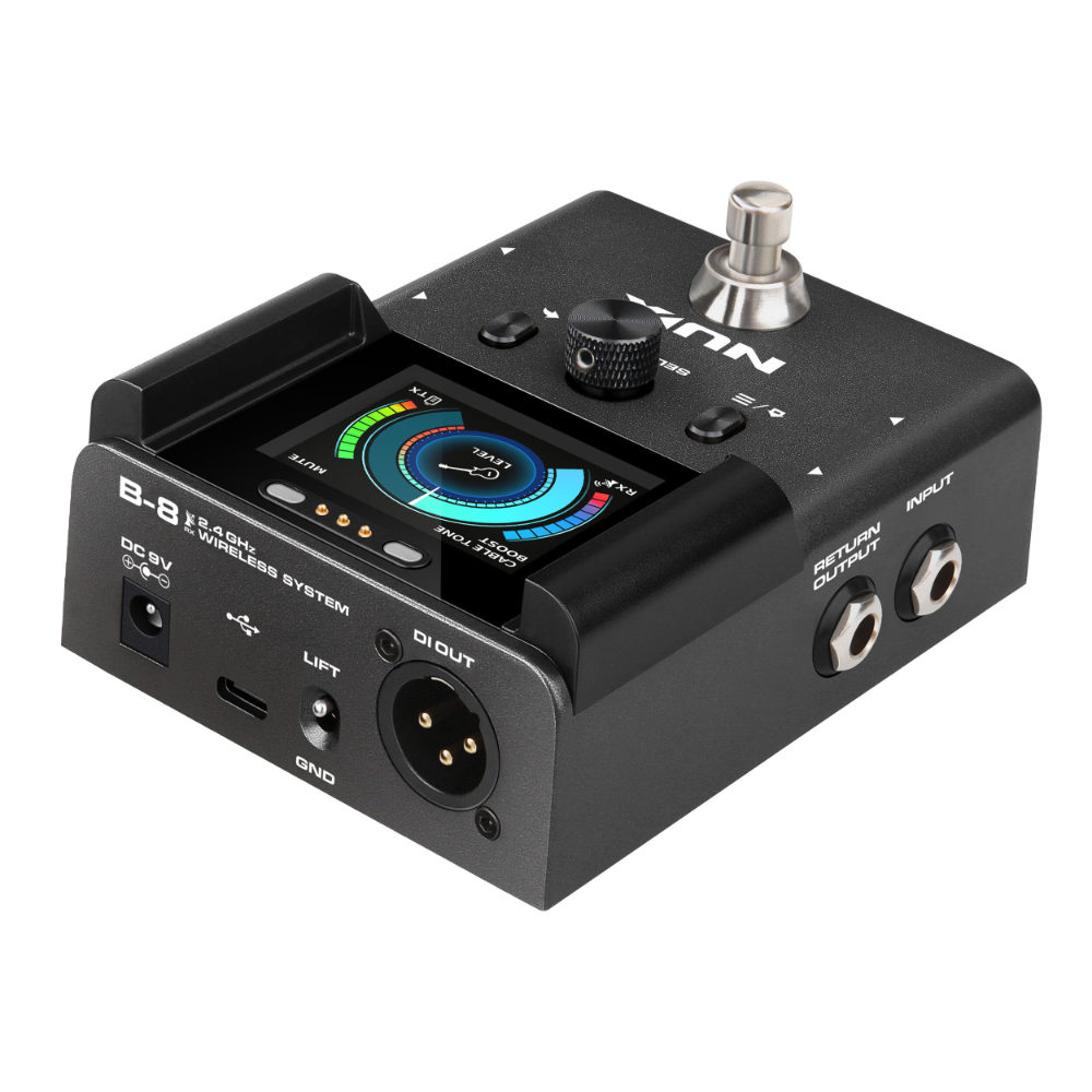 NUX ニューエックス B-8 2.4GHz Guitar Wireless System ギター用ワイヤレスシステム 受信機リア画像