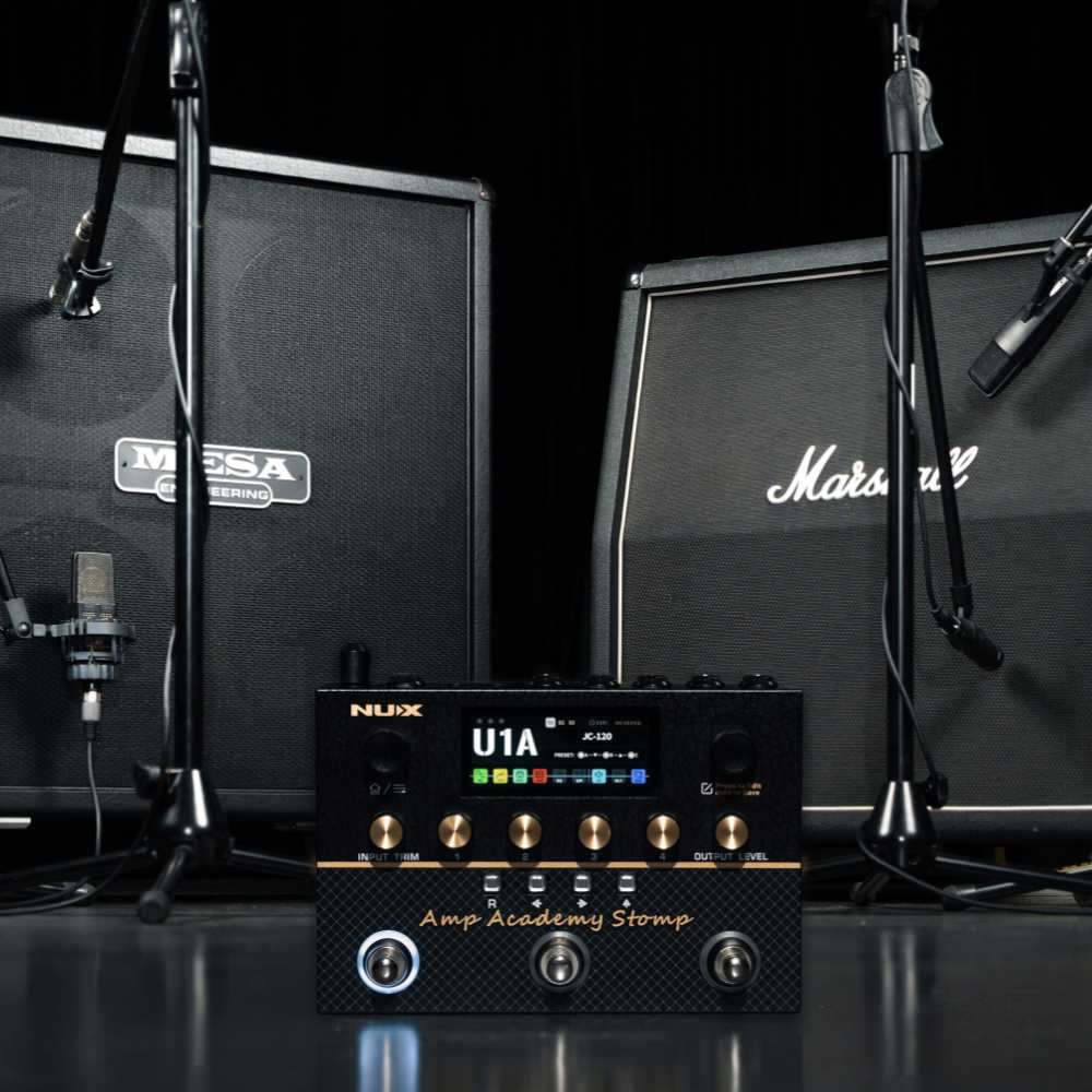NUX ニューエックス Amp Academy Stomp アンプモデラー マルチエフェクター ギターエフェクター イメージ画像1