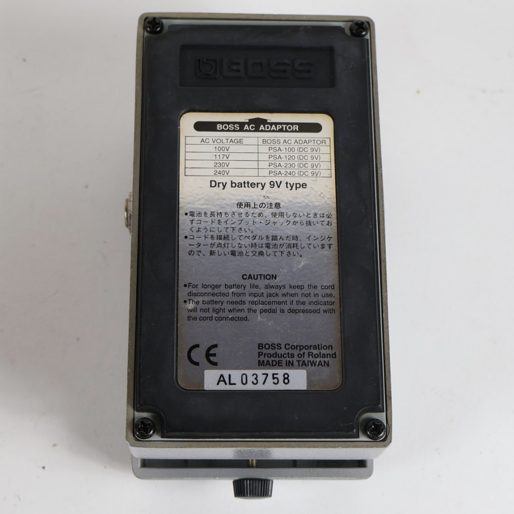 【中古】ファズ  エフェクター BOSS FZ-3 Fuzz ボス ギターエフェクター 底面