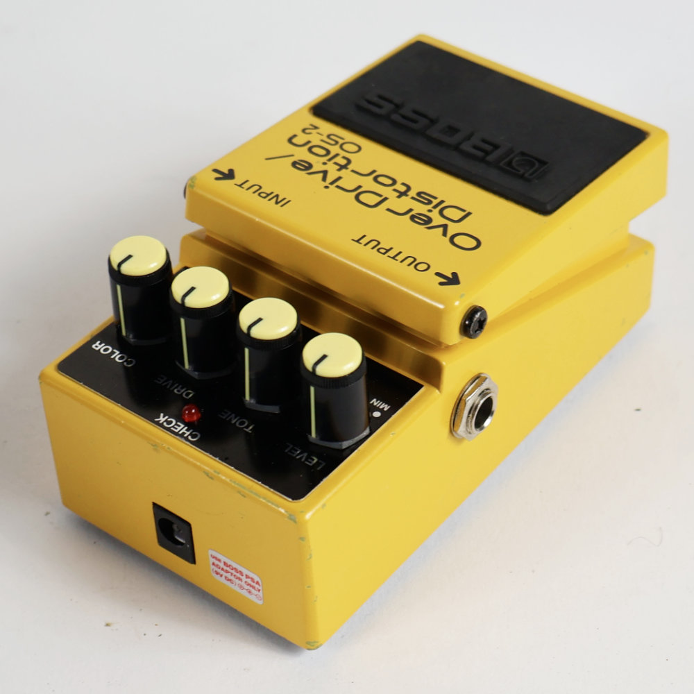 【中古】オーバードライブ ディストーション エフェクター BOSS OS-2 OverDrive Distortion ギターエフェクター 全体