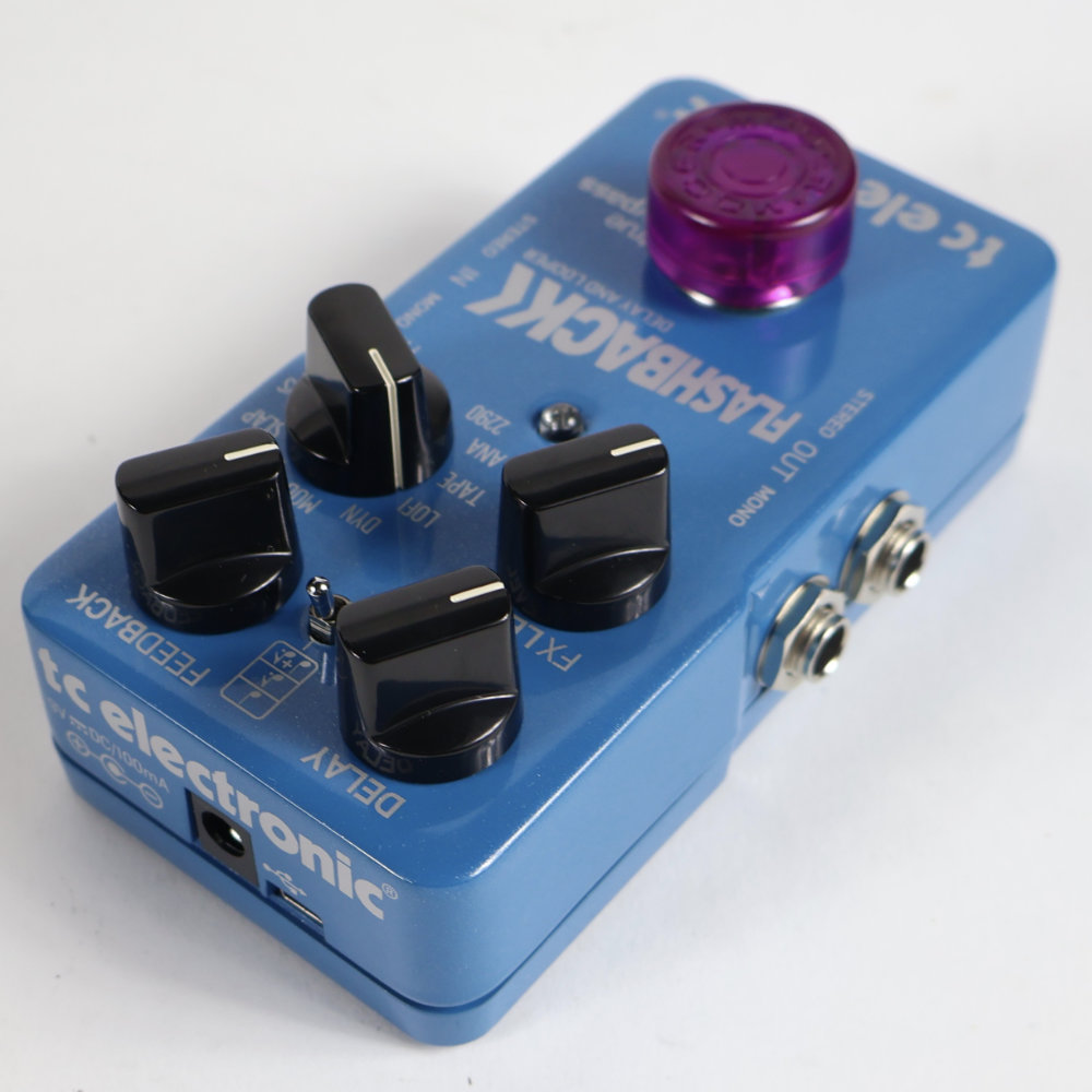 【中古】 ディレイ tc electronic Flashback Delay ギターエフェクター フラッシュバック ディレイ ルーパー 全体