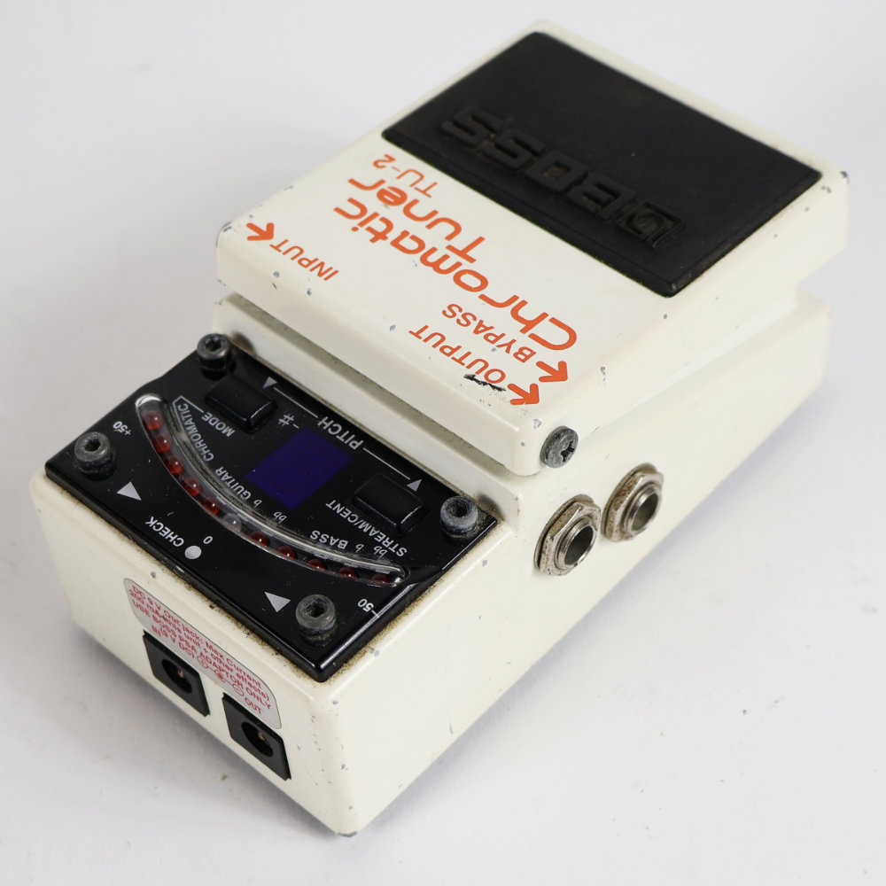 【中古】 クロマチックチューナー エフェクター BOSS TU-2 Chromatic Tuner ペダルチューナー 全体