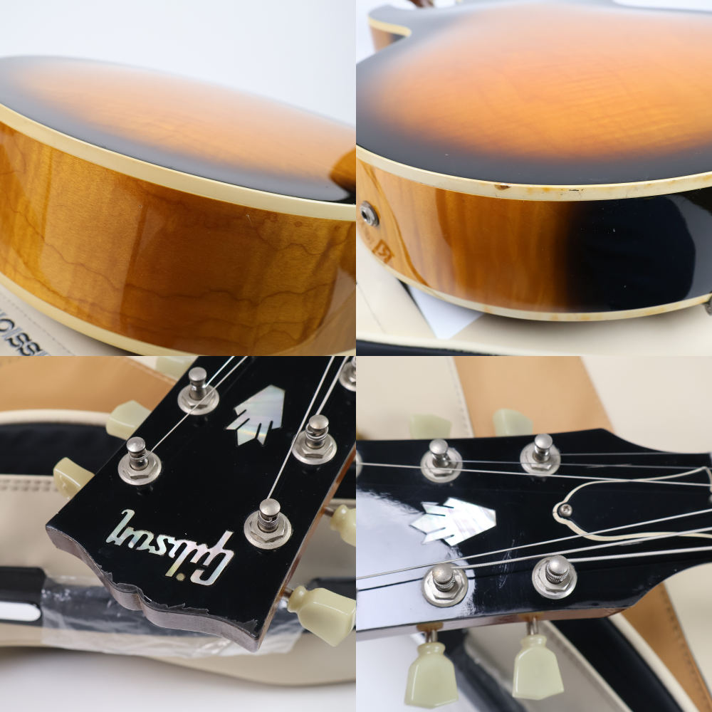 【中古】 エレキギター Gibson ES-175 Reissue Vintage SunBurst 1995年製 57クラシックピックアップ搭載 フルアコースティックギター ハードケース欠品 傷
