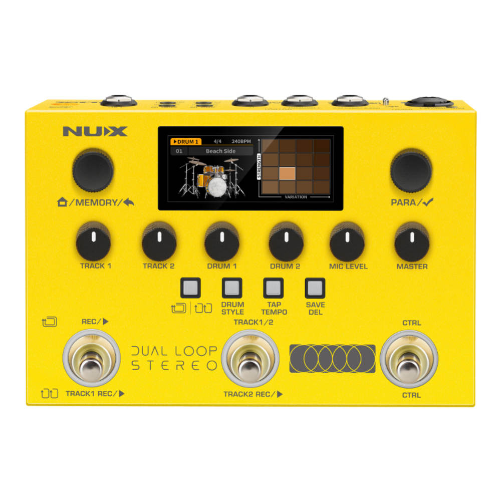 NUX ニューエックス Dual Loop Stereo デュアルトラックループペダル ルーパー ギターエフェクター