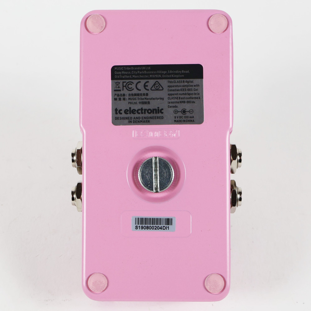 【中古】 tc electronic BRAINWAVES ピッチシフター エフェクター 本体画像 裏 