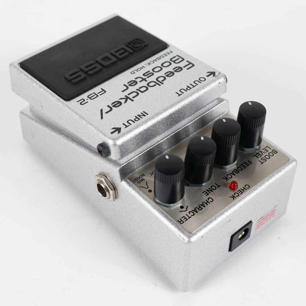【中古】 フィードバッカー ブースター エフェクター BOSS FB-2 Feedbacker / Booster ギターエフェクター 本体画像 斜め 