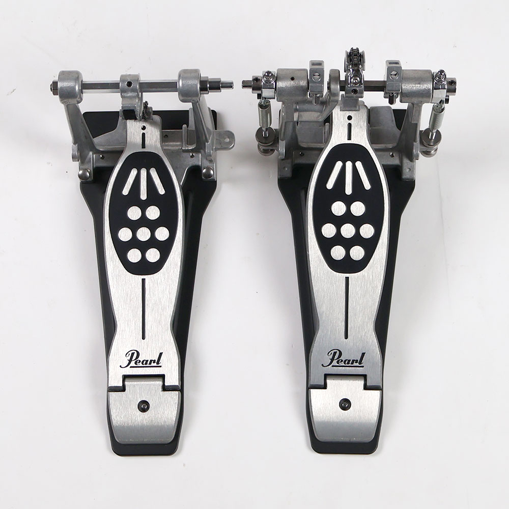 【中古】 ドラムツインペダル パール Pearl P-922 Powershifter Double Pedal ドラムペダル 正面