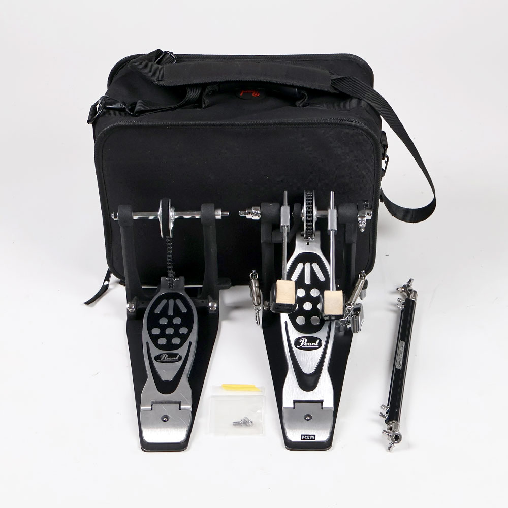 【中古】 ドラムツインペダル パール Pearl P-122TW ツインペダル ドラムペダル